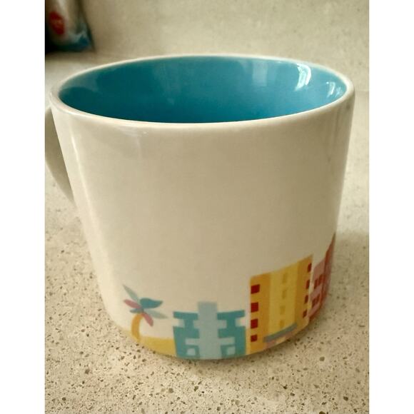 NWT NEW Starbucks MIAMI Florida You Are Here Collection Coffee Mug Discontinued - Picture 3 of 5